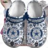Dallas Cowboys Star Splatter Crocs – Custom White Strap Fan Clogs