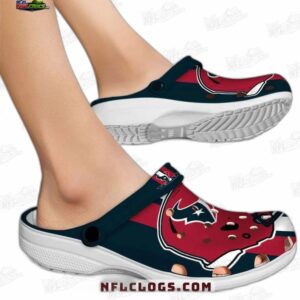 Houston Texans NFL Crocs Clogs - With Football Helmet Graphic Fan Footwear 1