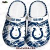 Cleveland Browns All-Over Graphic Crocs – White Orange Football Clogs