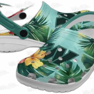 Washington Commanders NFL Crocs Clogs - Tropical Floral Fan Fan Footwear 1