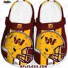 Washington Commanders Burgundy White Splash Crocs – Personalized W Logo Fan Clogs Washington Commanders Burgundy White Splash Crocs – Personalized W Logo Fan Clogs