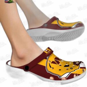 Washington Commanders NFL Crocs Clogs - Yellow Helmet Fan Fan Footwear 1